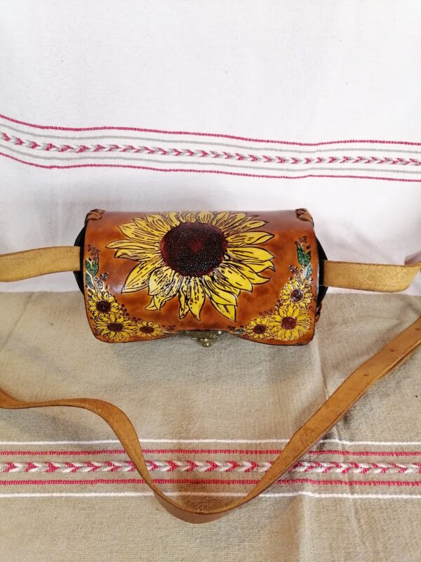 Bolsa artesanal girasoles